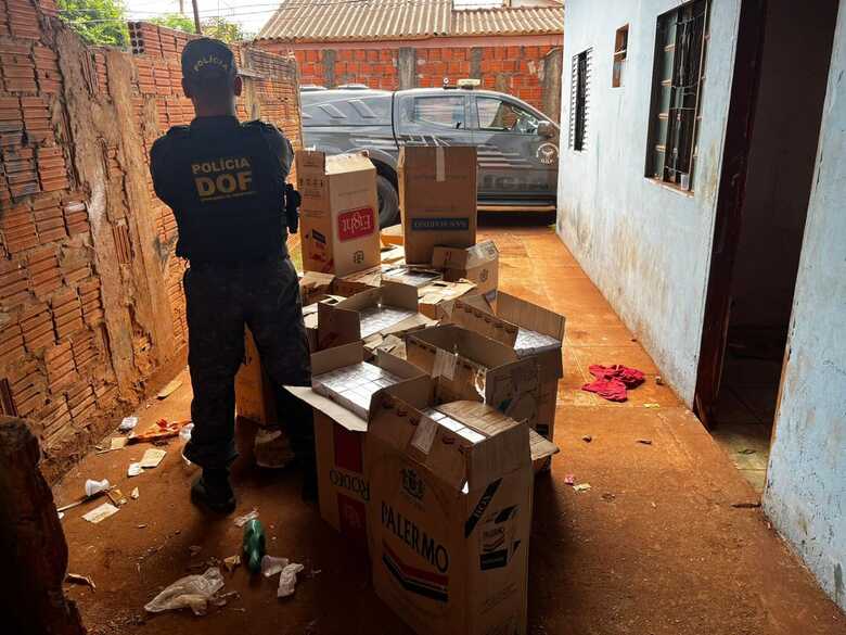 Carga apreendida pela pol&iacute;cia