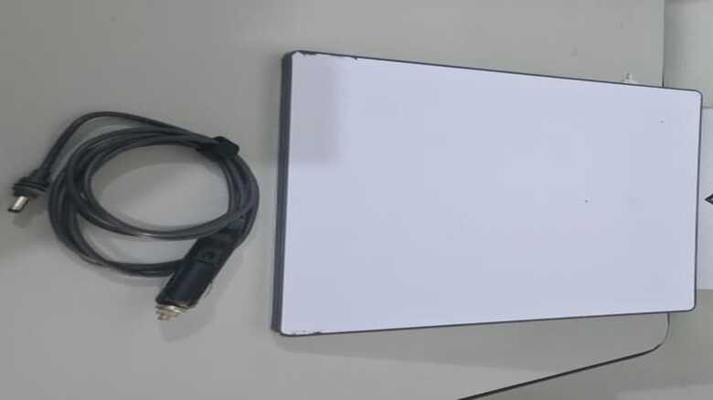 Antena foi recuperada pela pol&iacute;cia