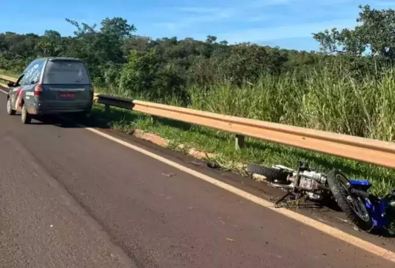 O acidente aconteceu nesta segunda-feira