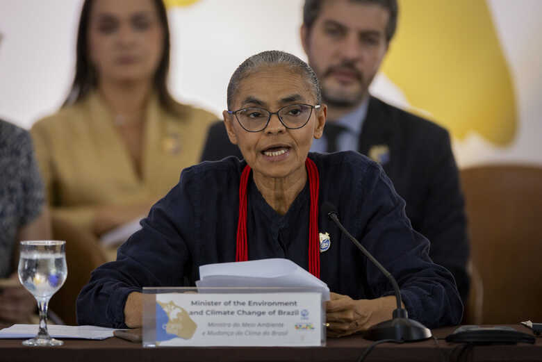 Marina discursou na abertura da COP 15
