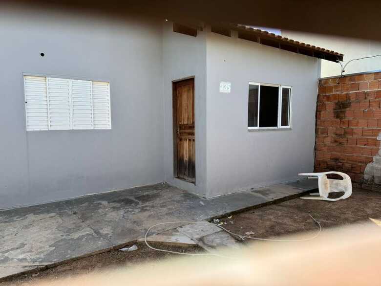 Casa onde aconteceu o confronto