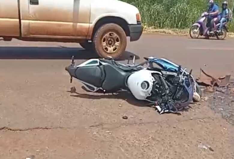 O acidente aconteceu no final da tarde de hoje