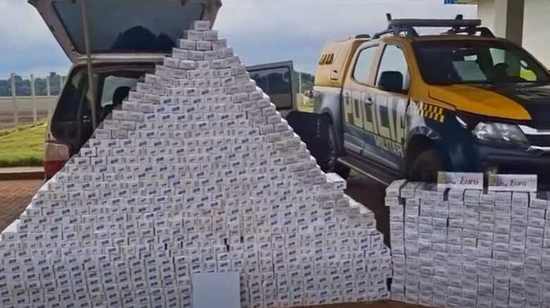 Quantidade de itens apreendidos