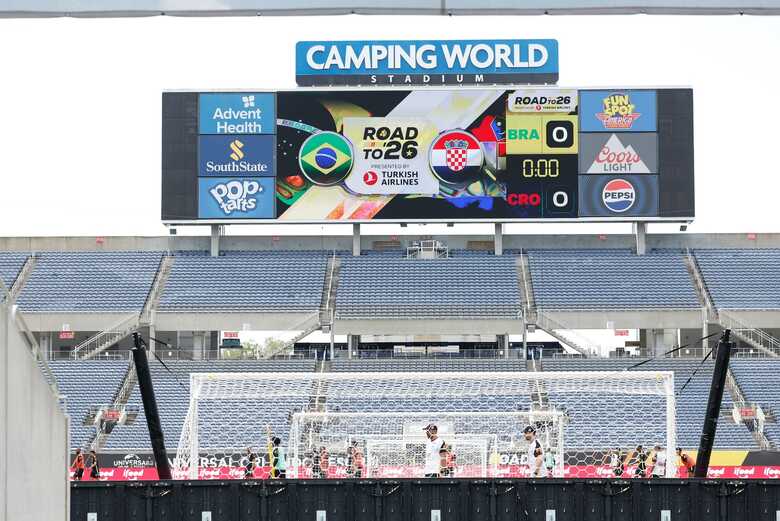 Brasil enfrentar&aacute; a Cro&aacute;cia no Camping World Stadium, em Orlando