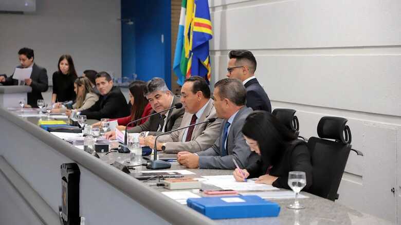 Mesa Diretora da C&acirc;mara Municipal de Campo GRande