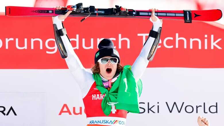   Lucas Pinheiro conquista ouro na Copa do Mundo de esqui alpino  