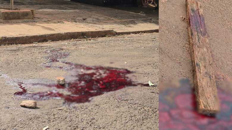 A v&iacute;tima morreu no meio da rua