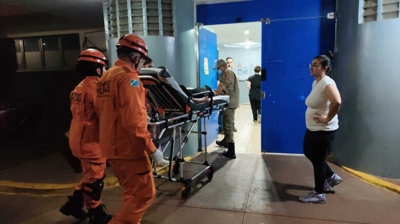 Adolescente foi socorrido e levado ao Hospital da Vida