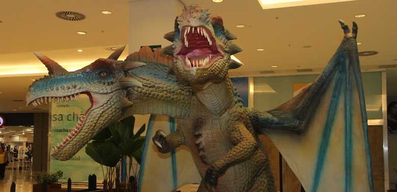 Exposi&ccedil;&atilde;o internacional de drag&otilde;es chega ao Shoppings Bosque dos Ip&ecirc;s