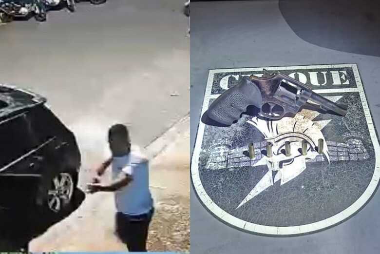 Momento do crime - Foto: Arte / JD1 