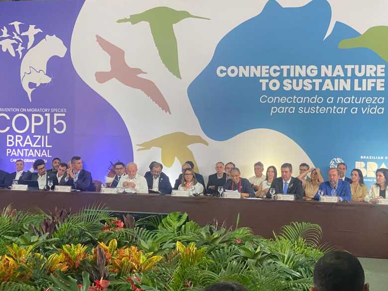 Lula em ato inicial da sess&atilde;o do alto n&iacute;vel na COP15, em Campo Grande