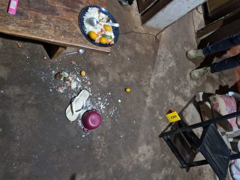 Local onde ocorreu o crime em Pedro Gomes