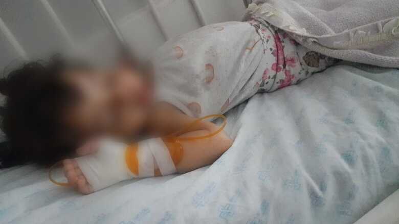 Crian&ccedil;a chegou a ficar internada na Santa Casa, mas foi liberada