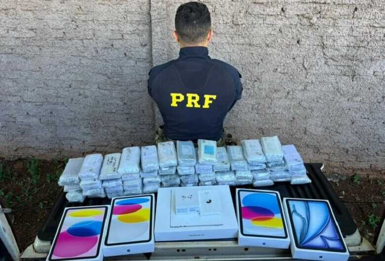 Celulares apreendidos foram levados para a PF de Dourados