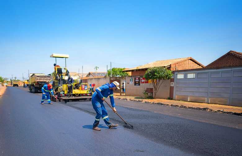 Com a soma dos investimentos, a expectativa &eacute; que Campo Grande alcance cerca de 700 km de vias pavimentadas at&eacute; 2028.
