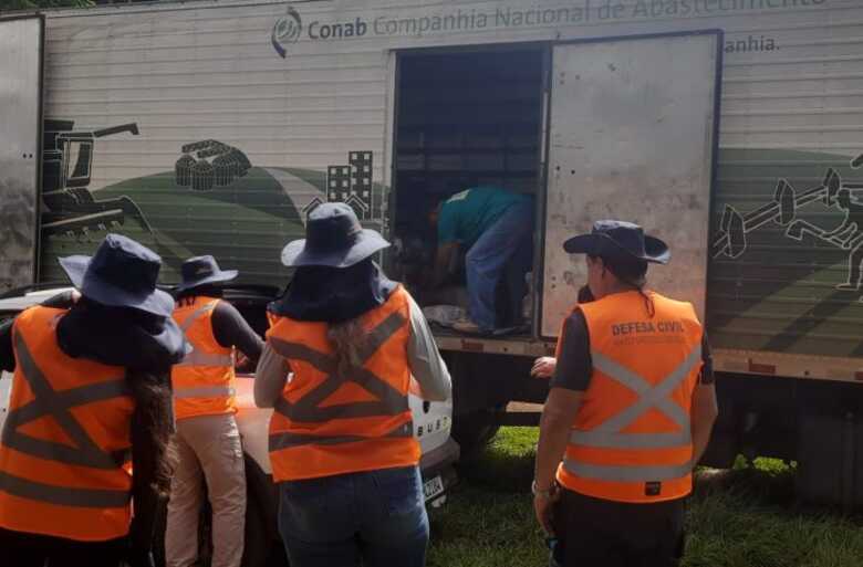 Equipe da Defesa Civil Estadual de Mato Grosso do Sul 