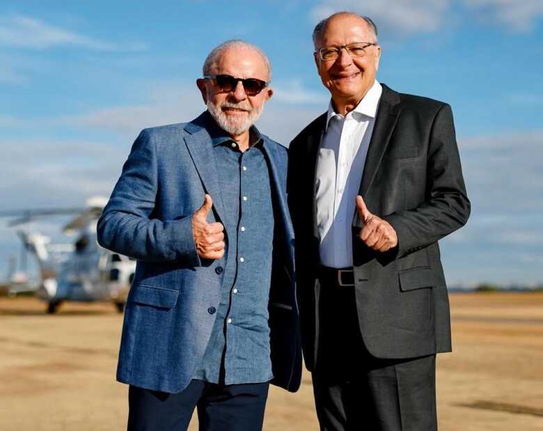 Presidente Lula e o vice, Geraldo Alckmin 