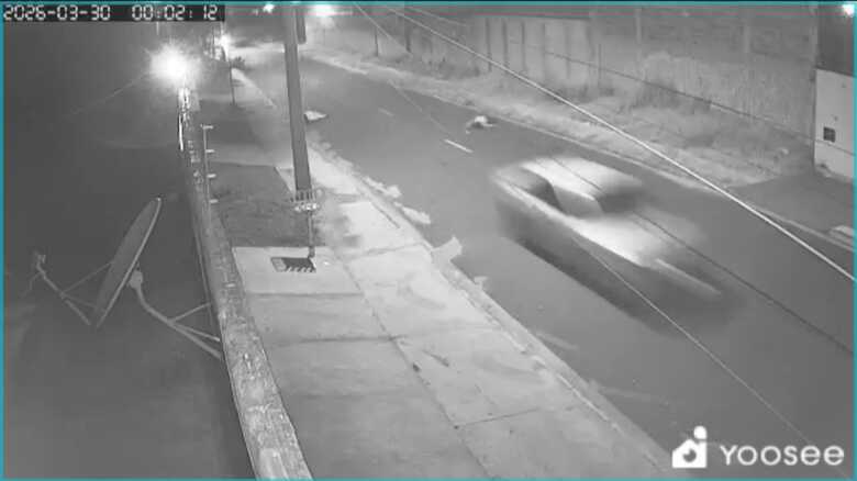 Carro fugiu do local do crime