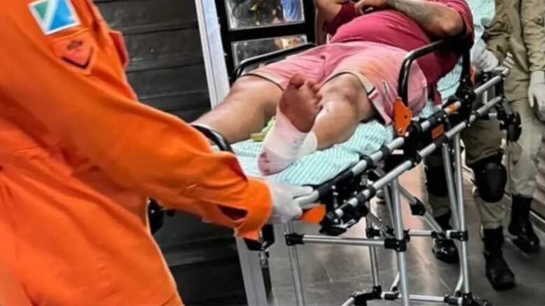 No dia do crime, r&eacute;u precisou de socorro