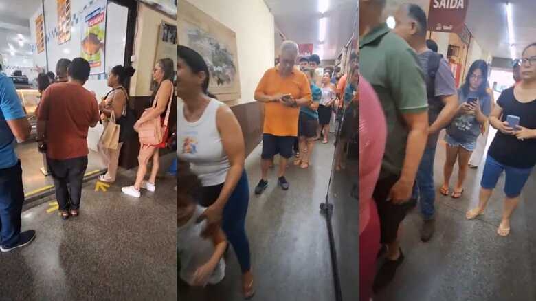 O intenso movimento mostra que muitos moradores da capital deixam para a &uacute;ltima hora