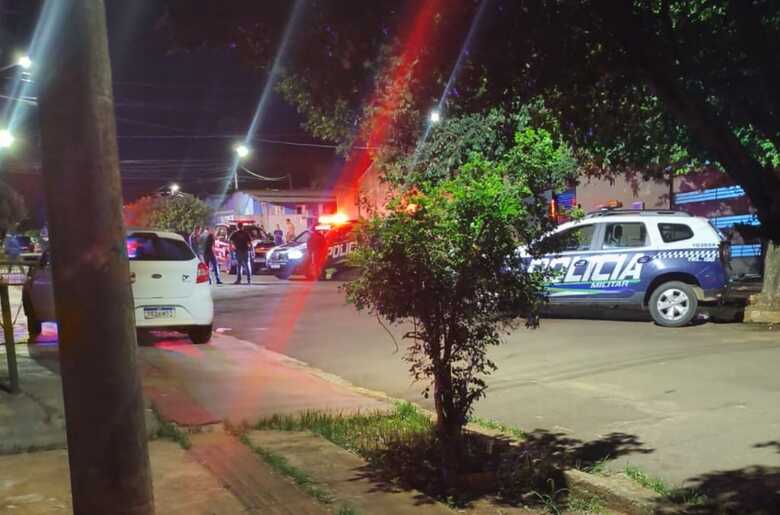 Movimenta&ccedil;&atilde;o policial no local - Foto: WhatsApp / JD1