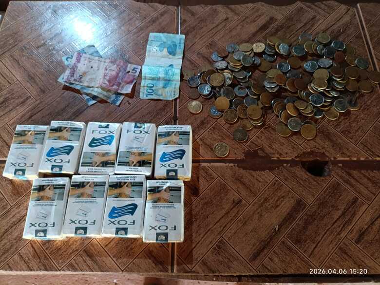 Objetos apreendidos - Foto: Divulga&ccedil;&atilde;o / PMMS