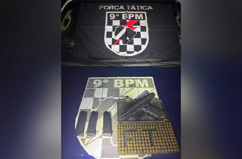 Objetos apreendidos - Foto: Divulga&ccedil;&atilde;o / PMMS