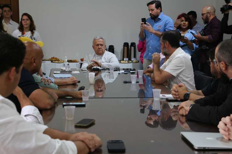 Encontro da Bancada Federal do MS com Dom Dimas 