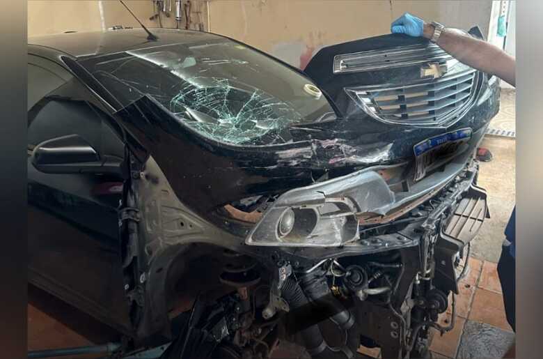 Carro foi periciado - Foto: Divulga&ccedil;&atilde;o / PCMS