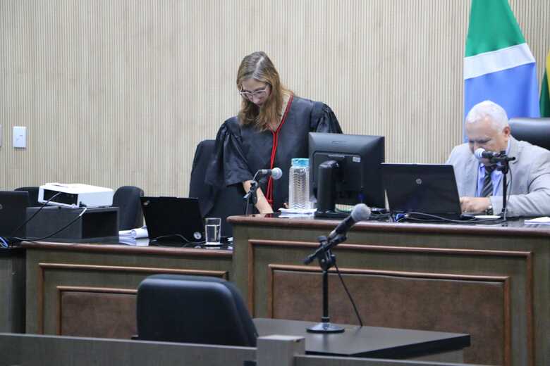 Cadeira do r&eacute;u vazia - Foto: Vin&iacute;cius Santos / JD1