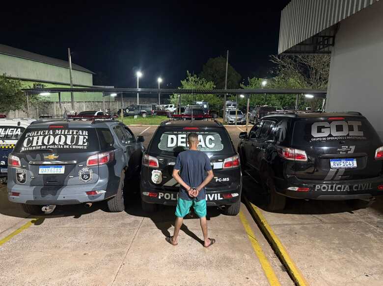 Atua&ccedil;&atilde;o do Choque e da PCMS resultaram na pris&atilde;o do indiv&iacute;duo