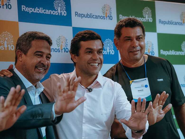 Beto durante evento do partido