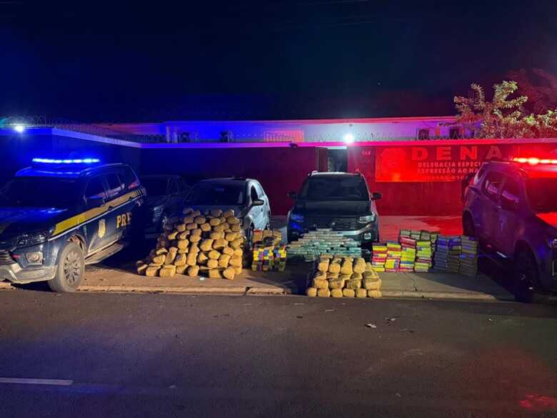 Droga apreendida durante a ocorr&ecirc;ncia