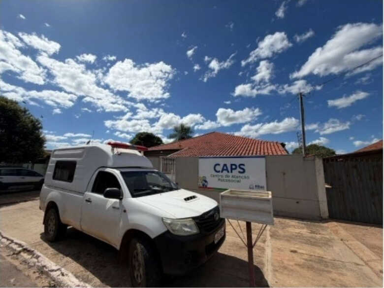 Fachada do CAPS de Ribas do Rio Pardo (Foto: Divulga&ccedil;&atilde;o)