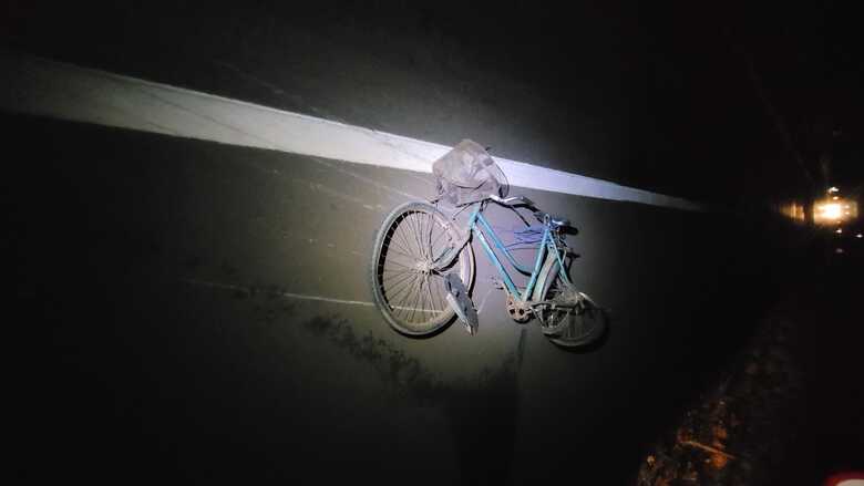 Bicicleta que a v&iacute;tima estava