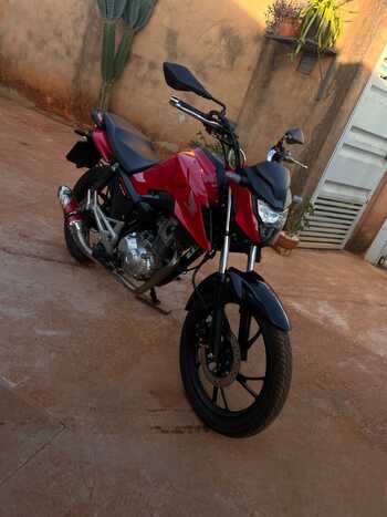 Motocicleta que foi furtada