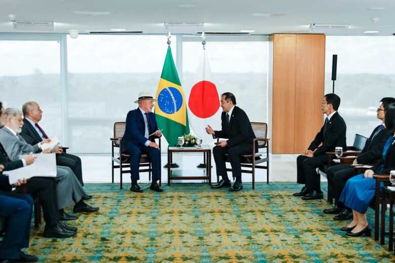 Apresenta&ccedil;&atilde;o de cartas credenciais do Embaixador do Jap&atilde;o
