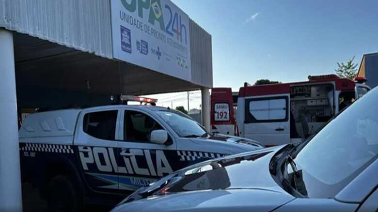 PM esteve na unidade de sa&uacute;de durante atendimento do jovem