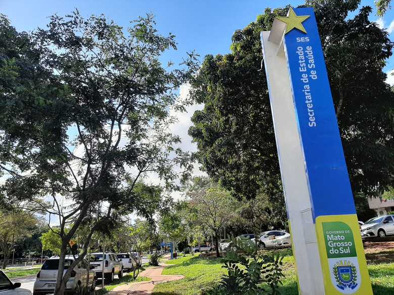 Fachada da Secretaria Estadual de Sa&uacute;de