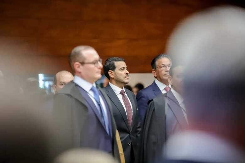 O advogado-geral da Uni&atilde;o, Jorge Messias, durante sess&atilde;o solene de Abertura do Ano Judici&aacute;rio