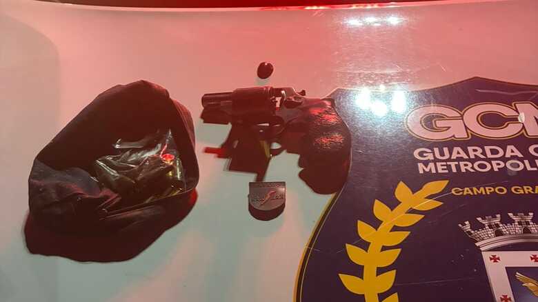 Arma apreendida pela GCM