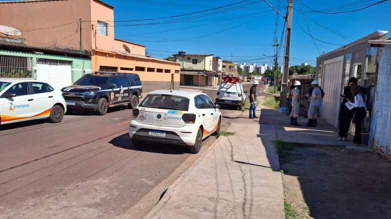 Pol&iacute;cia Civil e Energisa atuaram em conjunto