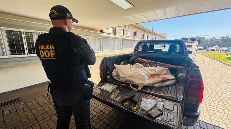 Caminhonete foi recuperada e ser&aacute; devolvida ao propriet&aacute;rio
