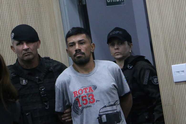 Pedro Lucio Jesus de Oliveira, o 'Peu', em julgamento - Foto: Vin&iacute;cius Santos