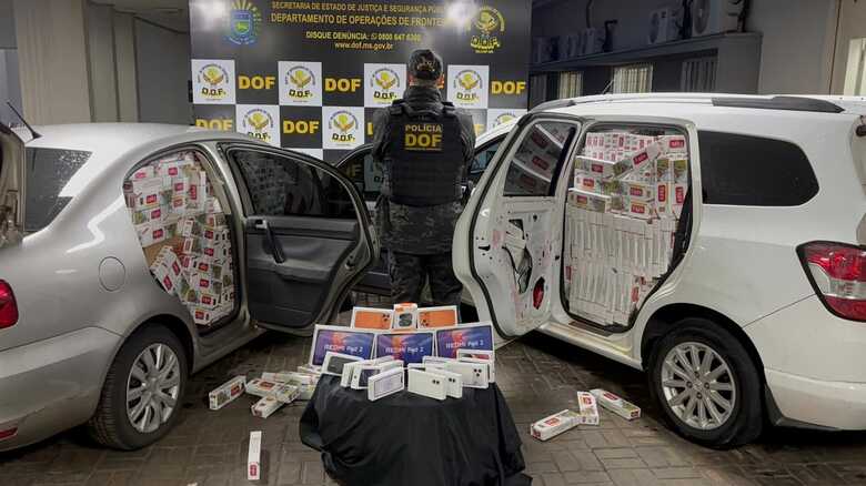 Carga apreendida pelo DOF