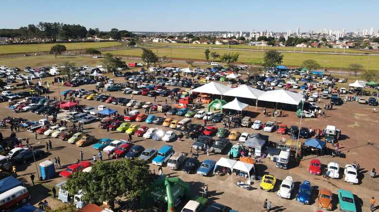 Carros antigos ser&atilde;o exibidos, assim como foi em 2025