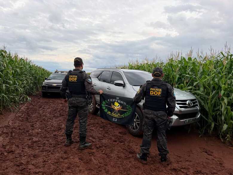 DOF conseguiu recuperar a caminhonete