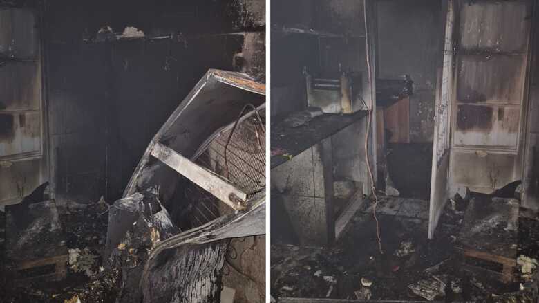&Aacute;rea de produ&ccedil;&atilde;o ficou praticamente destru&iacute;da
