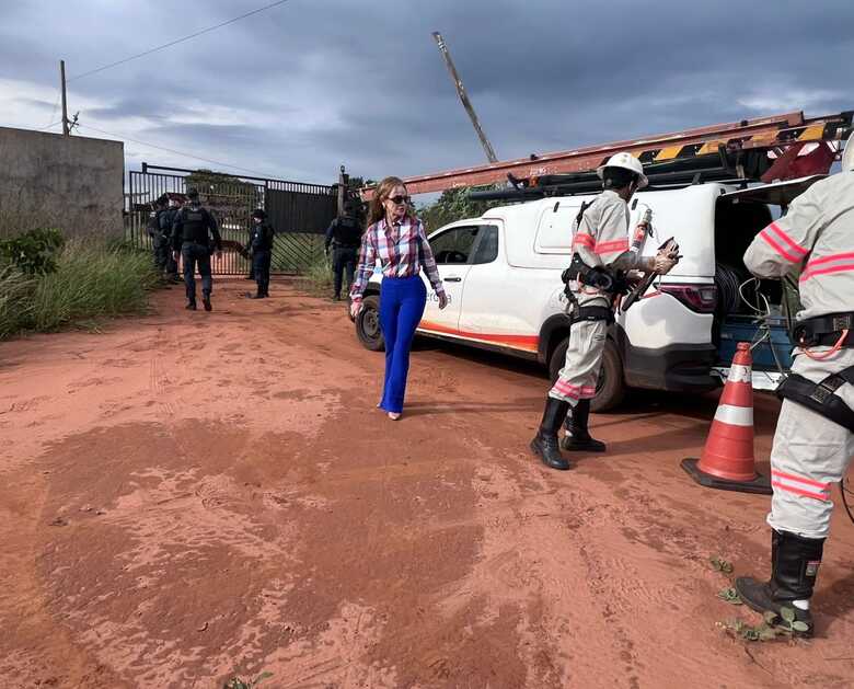 A&ccedil;&atilde;o contou com apoio das autoridades