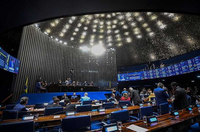 Plen&aacute;rio do Senado durante a sess&atilde;o que iria apreciar a indica&ccedil;&atilde;o 
